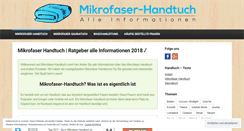 Desktop Screenshot of mikrofaser-handtuch.com