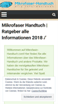 Mobile Screenshot of mikrofaser-handtuch.com